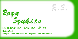 roza szukits business card